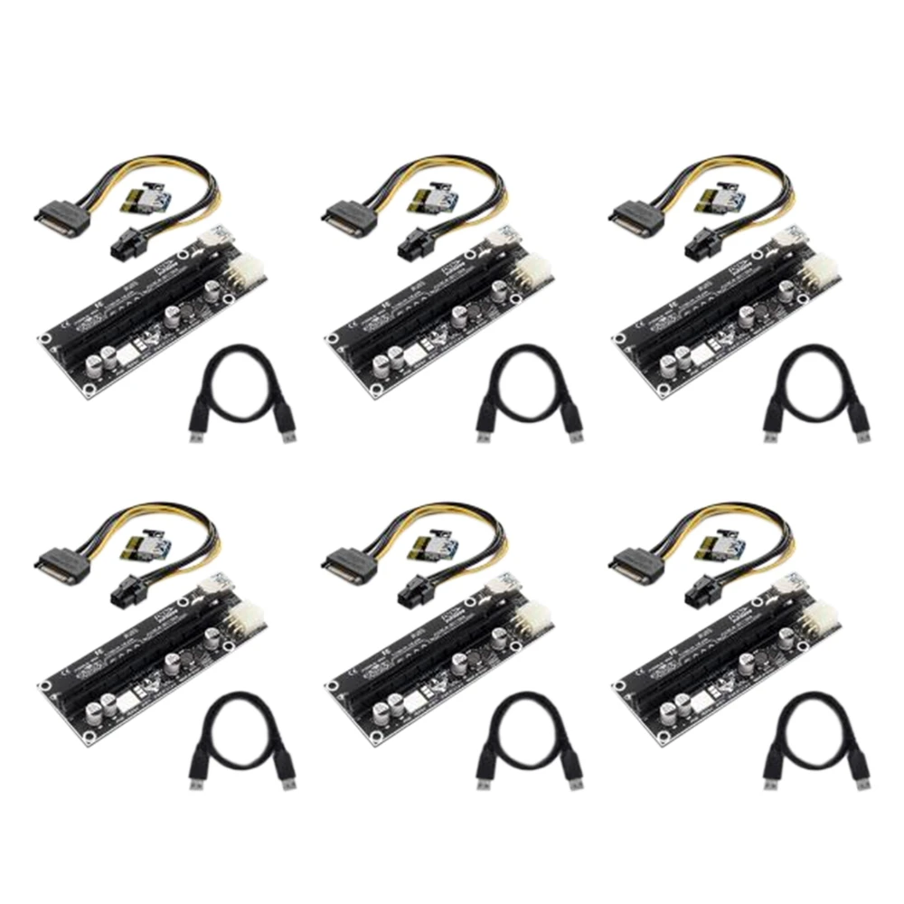 Переходная карта PCIE, PCIE, Удлинительный кабель X1 на X16, адаптер, внешняя видеокарта, плата расширения, 6-контактный интерфейс
Переходная карта PCIE, PCIE, Удлинительный кабель X1 на X16, адаптер, внешняя видеокарта, плата расширения, 6-контактный интерфейс