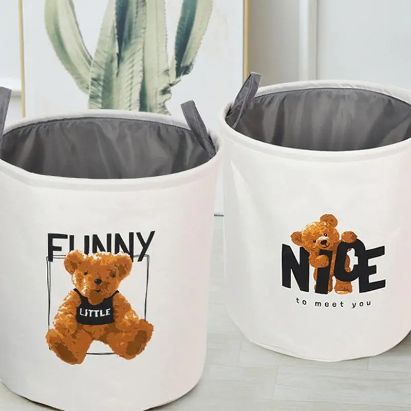 Cute Bear Bathroom Dirty Laundry Basket Bathroom Clothes Mesh Storage Bag Freestanding Laundry Hamper For Clothes And Toys
Cute Bear Bathroom Dirty Laundry Basket Bathroom Clothes Mesh Storage Bag Freestanding Laundry Hamper For Clothes And Toys
