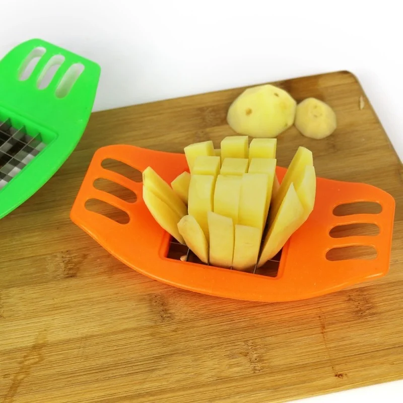 1PC Potato Cutter Stainless Steel French Fries Cutter Potatoes Cutter Chopper Chips Making Tool Home Kitchen Gadgets Accessories
1PC Potato Cutter Stainless Steel French Fries Cutter Potatoes Cutter Chopper Chips Making Tool Home Kitchen Gadgets Accessories