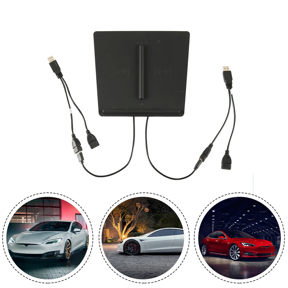 Wireless Charger Dual Fast Charge For Tesla Mobile Phone 1pcs 5V/9V ABS Accessories Central Control Charging Pad
Wireless Charger Dual Fast Charge For Tesla Mobile Phone 1pcs 5V/9V ABS Accessories Central Control Charging Pad