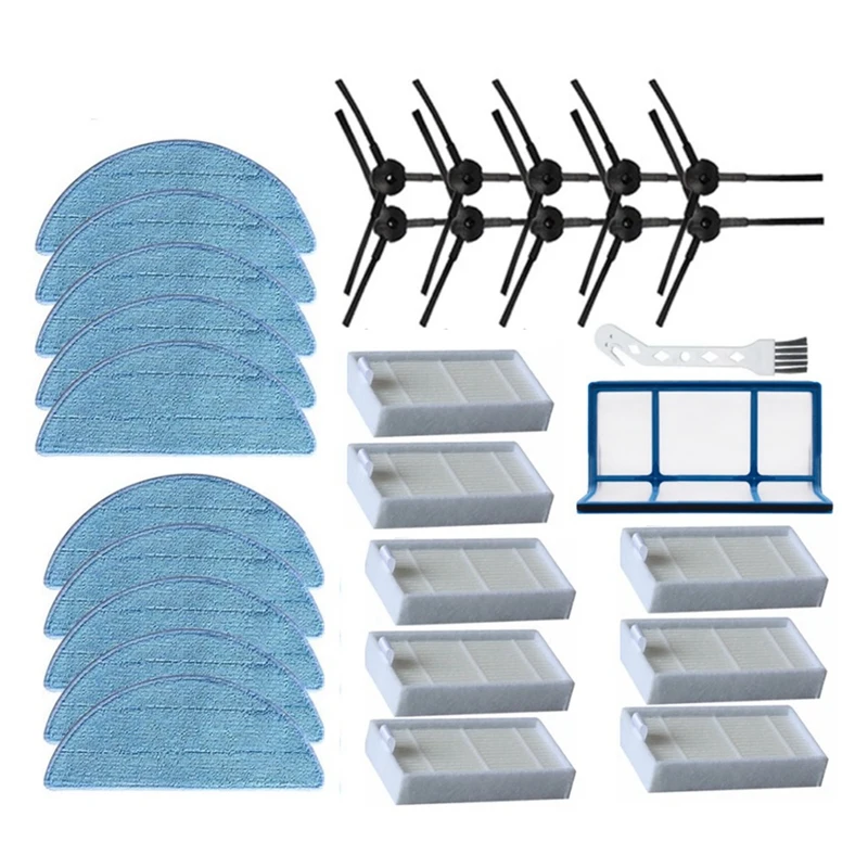 Набор аксессуаров для робота-пылесоса Ilife V5 V5S V3 V3S, моющийся первичный фильтр, Швабра, боковая щетка, НЕРА-фильтр, 30 шт. 
Набор аксессуаров для робота-пылесоса Ilife V5 V5S V3 V3S, моющийся первичный фильтр, Швабра, боковая щетка, НЕРА-фильтр, 30 шт.