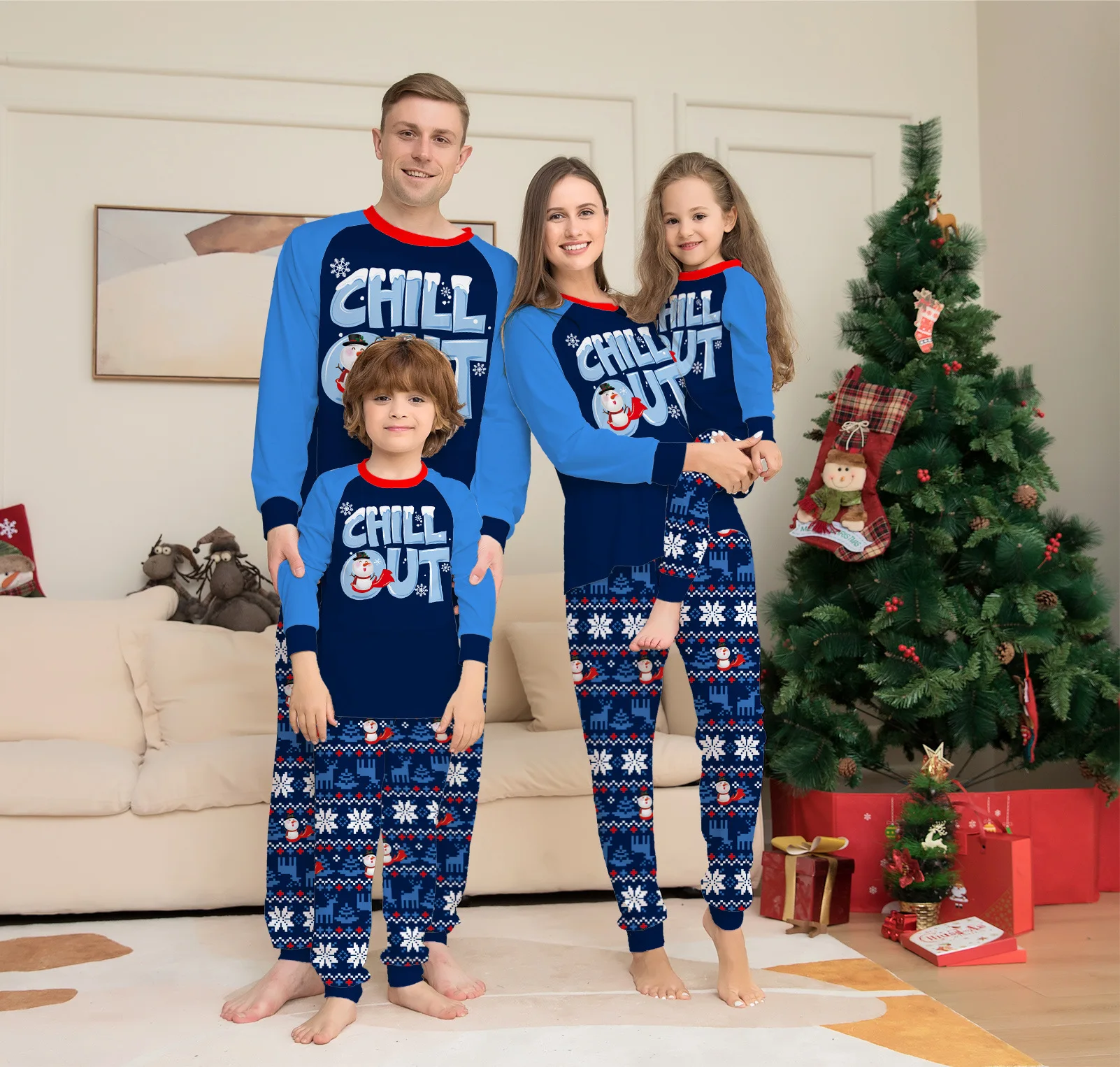 Christmas Matching Family Pajamas Xmas Pjs Set Daddy Mommy Kids Child Daughter Son Clothing Set Long Sleeve Blue Letter 2023
Christmas Matching Family Pajamas Xmas Pjs Set Daddy Mommy Kids Child Daughter Son Clothing Set Long Sleeve Blue Letter 2023
