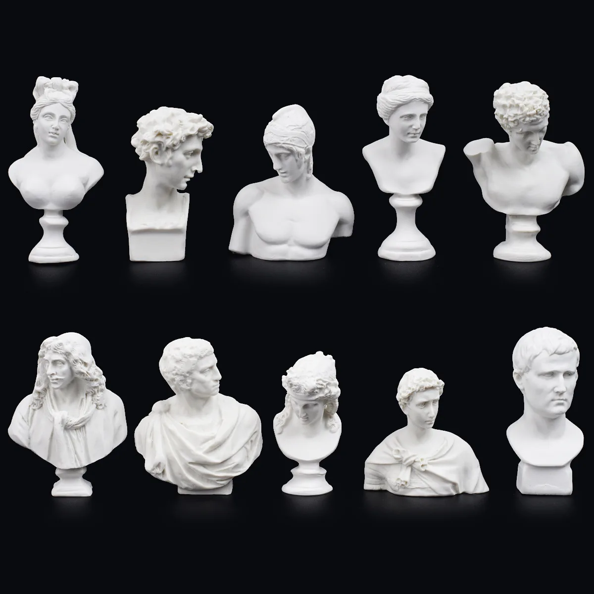 10pcs/set Plaster Art Sketch Figurine Desktop Decoration Ornament Home Decoration Accessories for Living Room 
10pcs/set Plaster Art Sketch Figurine Desktop Decoration Ornament Home Decoration Accessories for Living Room