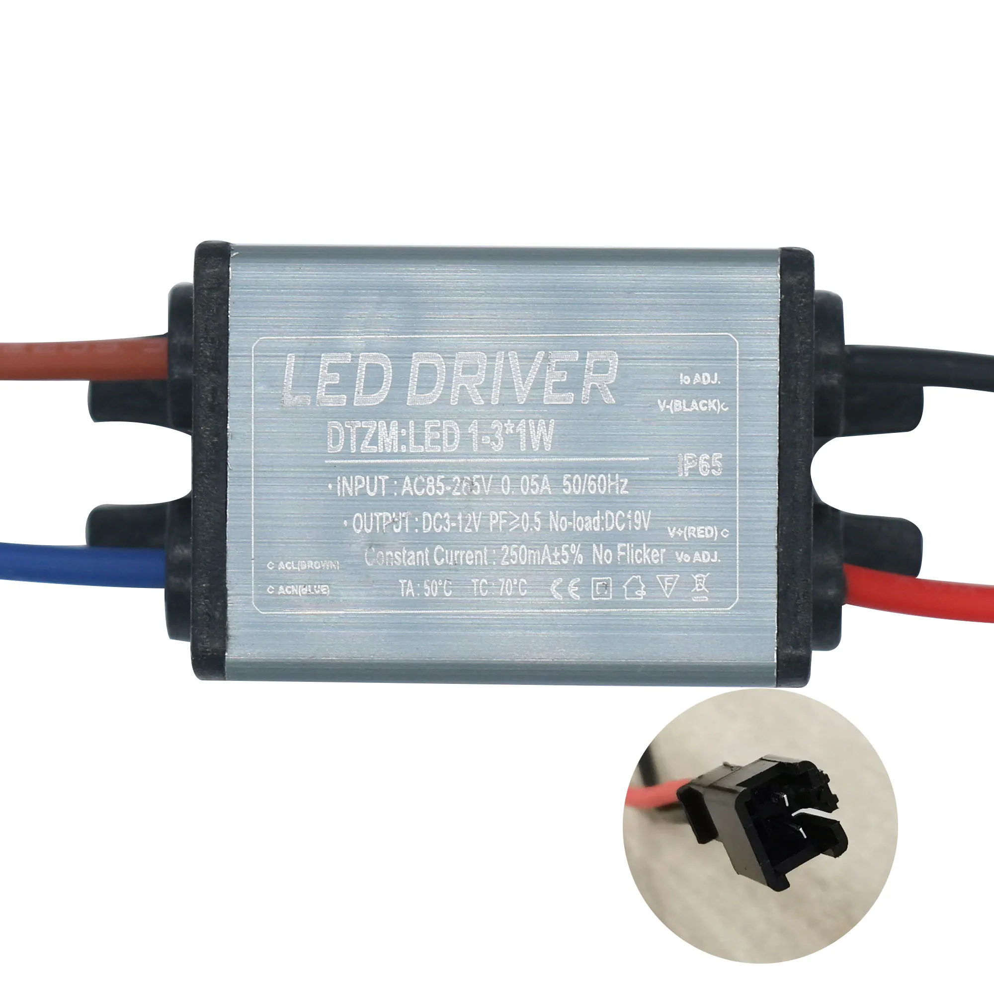 LED Waterproof driver 25-36W 18-25W 12-25W 8-12W 4-7W 1-3W AC85-265V 250mA Power Supply Constant Current Voltage For light bulbs
LED Waterproof driver 25-36W 18-25W 12-25W 8-12W 4-7W 1-3W AC85-265V 250mA Power Supply Constant Current Voltage For light bulbs