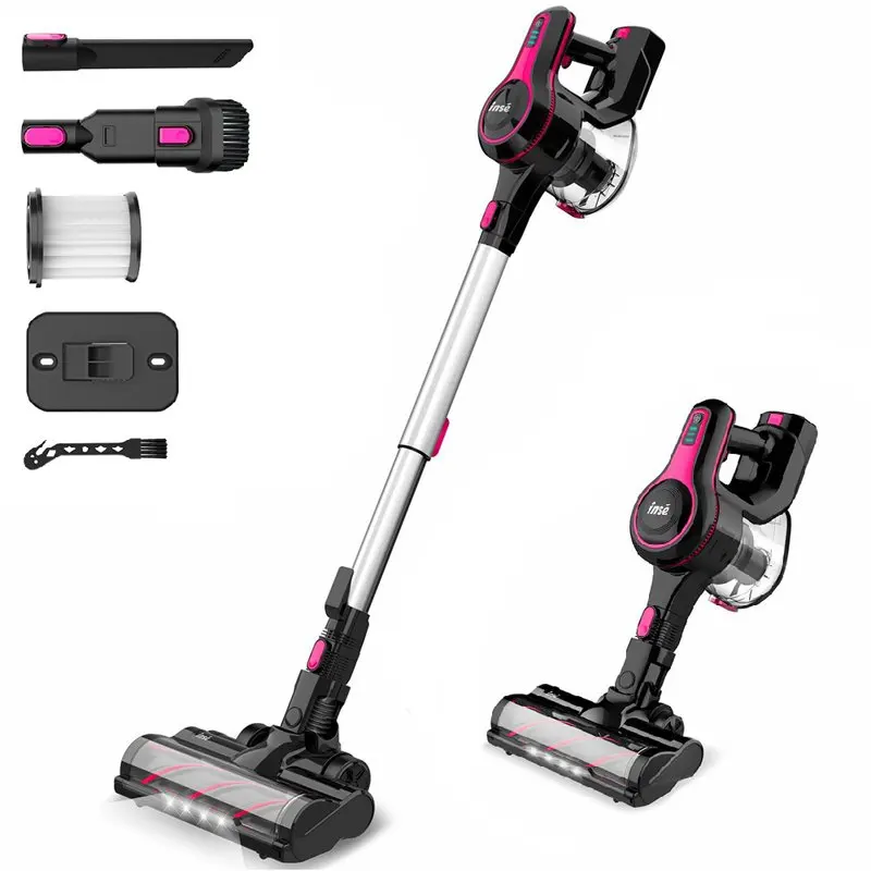 Cordless Vacuum Cleaner, 6-in-1 Rechargeable Stick Vacuum with 2200 mAh Battery, 18kPa Powerful Lightweight Vacuum Cleaner up to
Cordless Vacuum Cleaner, 6-in-1 Rechargeable Stick Vacuum with 2200 mAh Battery, 18kPa Powerful Lightweight Vacuum Cleaner up to