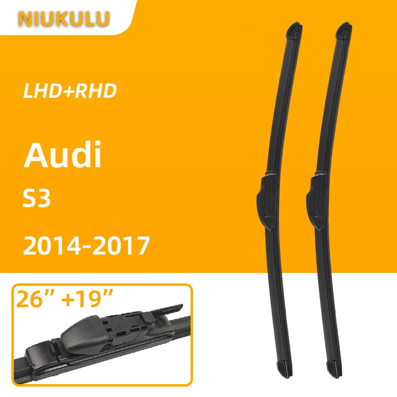 Щетки стеклоочистителя для Audi S3 2014-2017 26 дюймов + 19 дюймов
Щетки стеклоочистителя для Audi S3 2014-2017 26 дюймов + 19 дюймов
