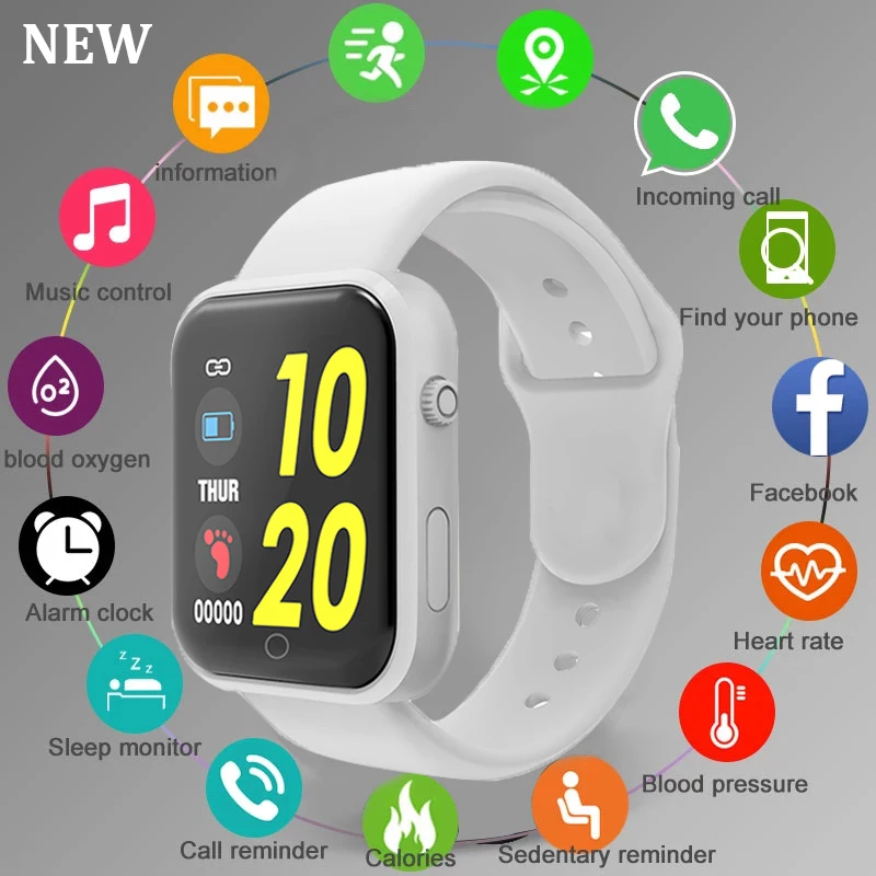 D20L Smart Watch Men Women Sport Fitness Tracker Bluetooth Waterproof Heart Rate Monitor Electronic Smartwatch For IOS Android
D20L Smart Watch Men Women Sport Fitness Tracker Bluetooth Waterproof Heart Rate Monitor Electronic Smartwatch For IOS Android