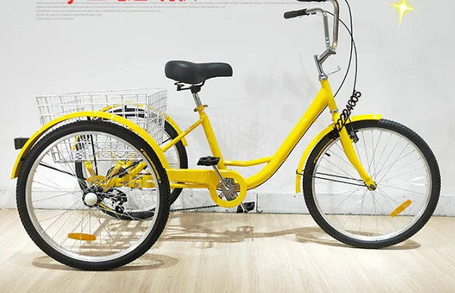 24 Inch 7-speed Disc Brake Human Tricycle Pedal Human Tricycle Bicycle Tricycle Outdoor Cycling Bicycle
24 Inch 7-speed Disc Brake Human Tricycle Pedal Human Tricycle Bicycle Tricycle Outdoor Cycling Bicycle