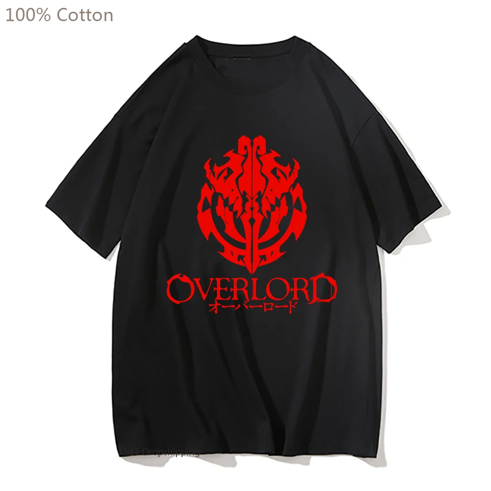 Overlord T Shirt Anime Guild Emblem Ainz Ooal Gown T-Shirt Graphic Short-Sleeve Tee Shirt Man Oversize Tshirt 100% Cotton Summer
Overlord T Shirt Anime Guild Emblem Ainz Ooal Gown T-Shirt Graphic Short-Sleeve Tee Shirt Man Oversize Tshirt 100% Cotton Summer