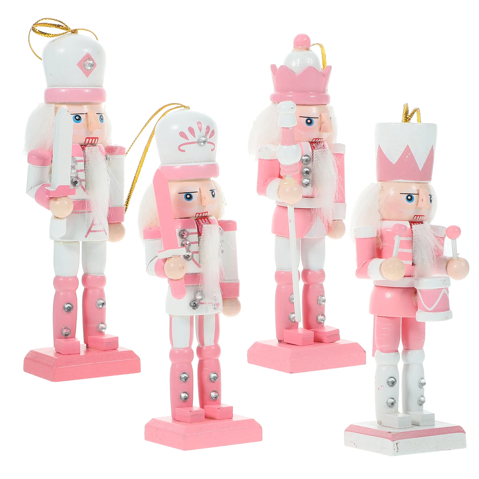 4 Pcs Wood Xmas Nutcrackers Desktop Wooden Decor Christmas Traditional Decorations Gift
4 Pcs Wood Xmas Nutcrackers Desktop Wooden Decor Christmas Traditional Decorations Gift