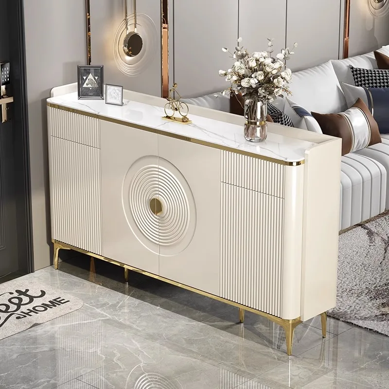 Стеллаж для обуви, белый простой скандинавский стеллаж для хранения обуви, Современная шиферная мебель для гостиной HD50XJ