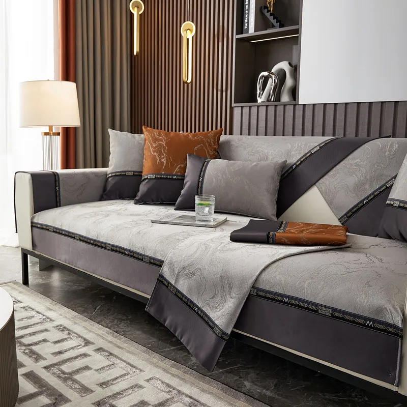 Luxury Marble Twill Sofa Cover Jacquard Sofa Back Towel Living Room Anti-slip Sofa Cushion Cover Furniture Protection Slipcovers
Luxury Marble Twill Sofa Cover Jacquard Sofa Back Towel Living Room Anti-slip Sofa Cushion Cover Furniture Protection Slipcovers