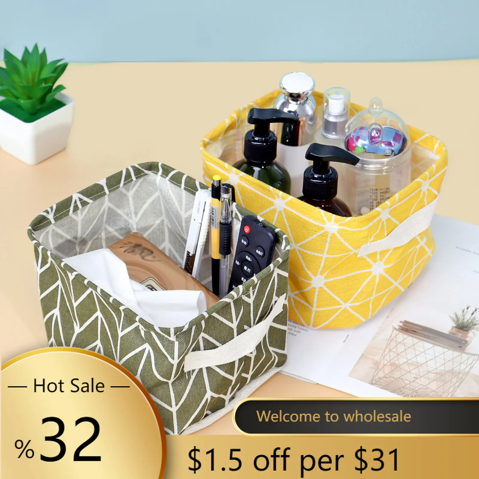 Folding Desktop Storage Box Waterproof Toy Sundries Cute Storage Basket Cosmetic Underwear Storage Office Stationery Organizer
Folding Desktop Storage Box Waterproof Toy Sundries Cute Storage Basket Cosmetic Underwear Storage Office Stationery Organizer