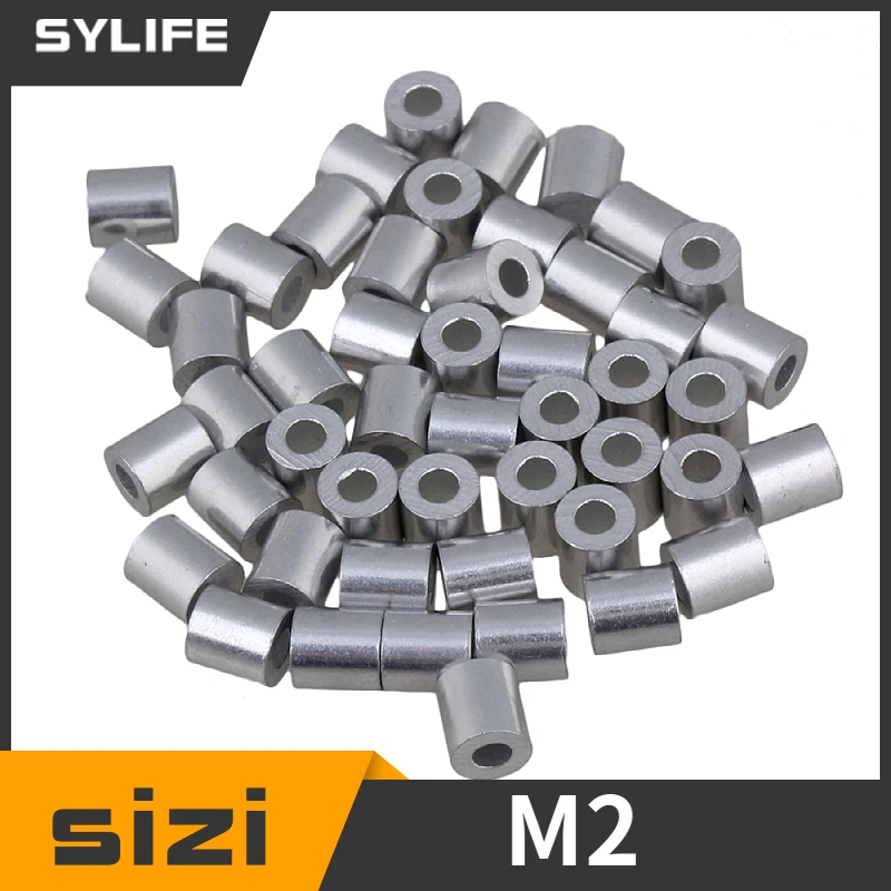 Круглый Алюминиевый зажим для проволочного троса 2 мм, 50 шт.
Круглый Алюминиевый зажим для проволочного троса 2 мм, 50 шт.