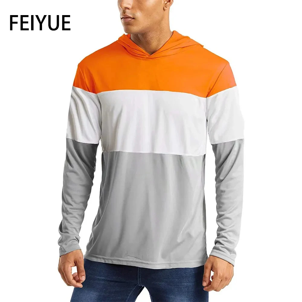 Мужская Солнцезащитная рубашка FEIYUE с капюшоном, дышащие походные рыболовные рубашки с длинным рукавом, модная мужская одежда с защитой от ультрафиолета
Мужская Солнцезащитная рубашка FEIYUE с капюшоном, дышащие походные рыболовные рубашки с длинным рукавом, модная мужская одежда с защитой от ультрафиолета