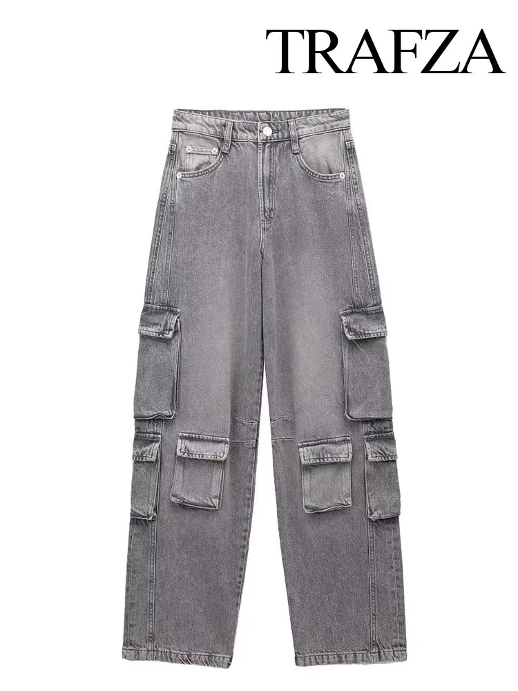Женские винтажные мешковатые джинсы с высокой талией и широкими штанинами
Женские винтажные мешковатые джинсы с высокой талией и широкими штанинами