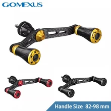 Gomexus Spinning Reel Handle Carbon Eging For Shimano Handle Vanford Stradic Twinpower 98mm Double Handle Tunning Handle