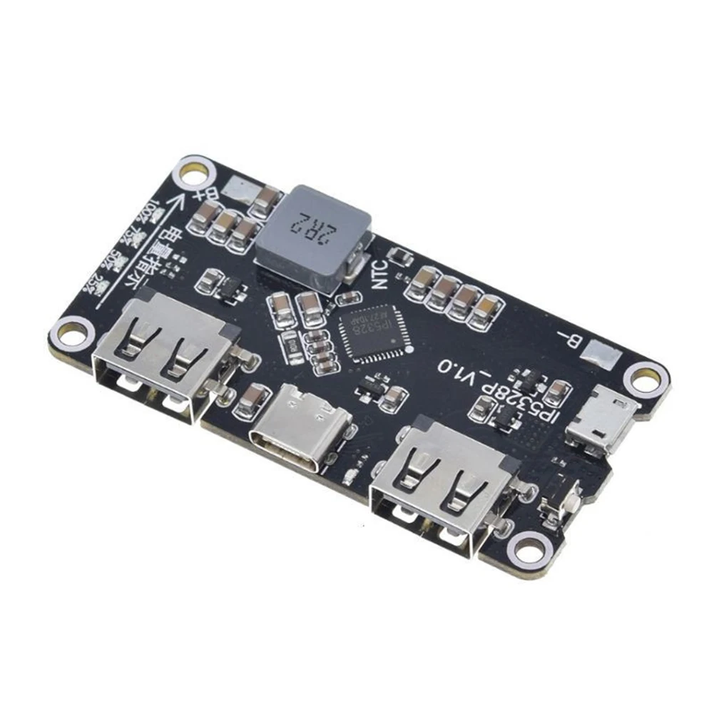 IP5328P Dual USB Battery Charger Boost Treasure Type-C Fast Quick Circuit Board Fast Charge Automatic Detection
IP5328P Dual USB Battery Charger Boost Treasure Type-C Fast Quick Circuit Board Fast Charge Automatic Detection