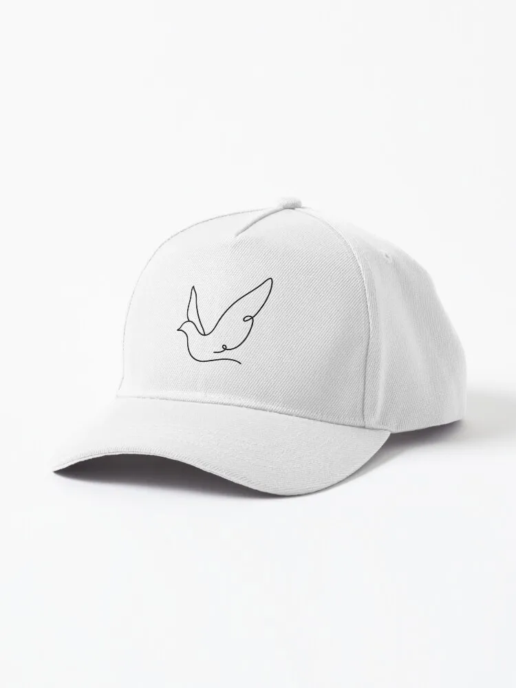 White Dove Minimalist Single Line Art Cap 
White Dove Minimalist Single Line Art Cap