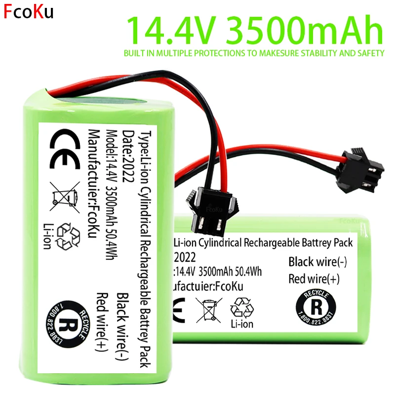 14.4v 3500mAh Replacement Battery, Compatible With Ecovac Deebot N79 N79s Dn 622 12.15c, 15T, 35C And G10 Hybrid Batteries.
14.4v 3500mAh Replacement Battery, Compatible With Ecovac Deebot N79 N79s Dn 622 12.15c, 15T, 35C And G10 Hybrid Batteries.