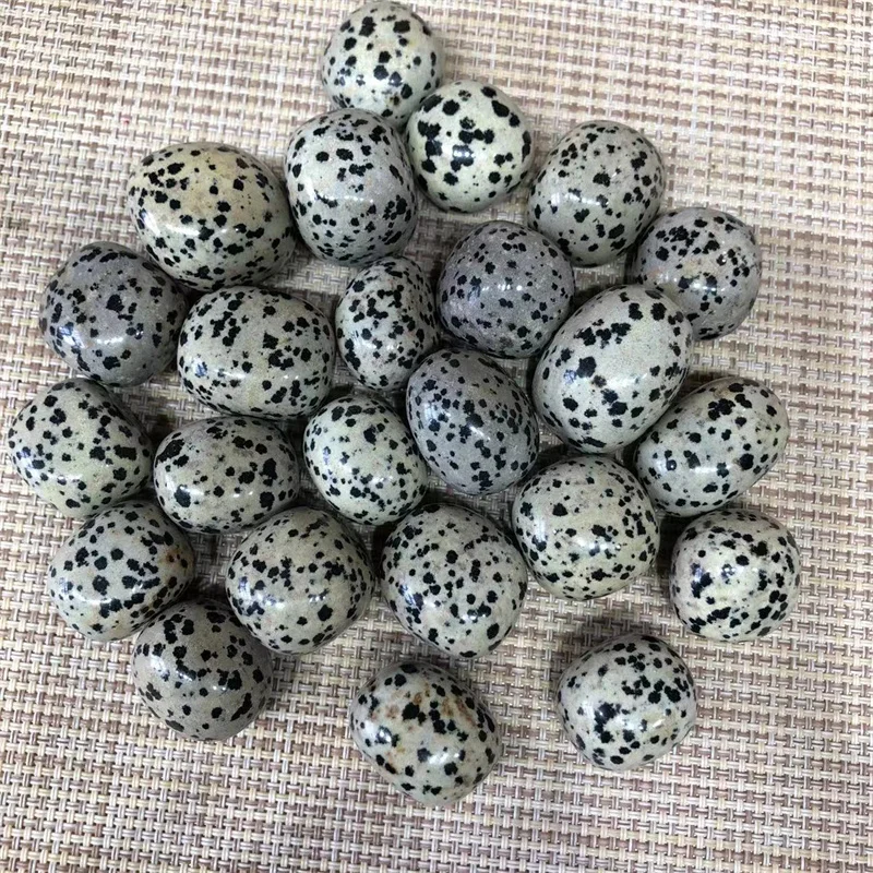 Natural Quartz Crystal Dalmatian Tumbled Stones Polished Gems Healing Reiki Decoration Gemstones
Natural Quartz Crystal Dalmatian Tumbled Stones Polished Gems Healing Reiki Decoration Gemstones