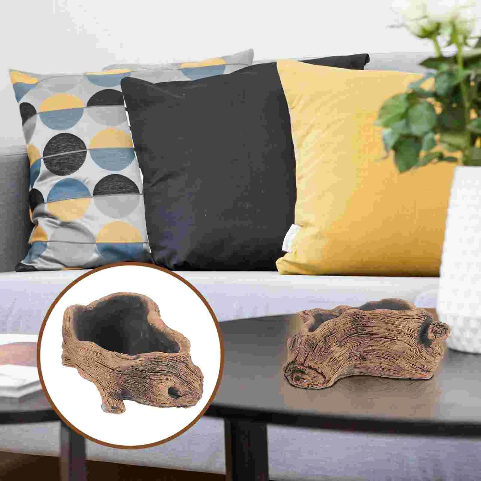 Imitation Tree Stump Succulent Pot Vintage Cement Planter Succulent Planter Pot Gardening Pot
Imitation Tree Stump Succulent Pot Vintage Cement Planter Succulent Planter Pot Gardening Pot