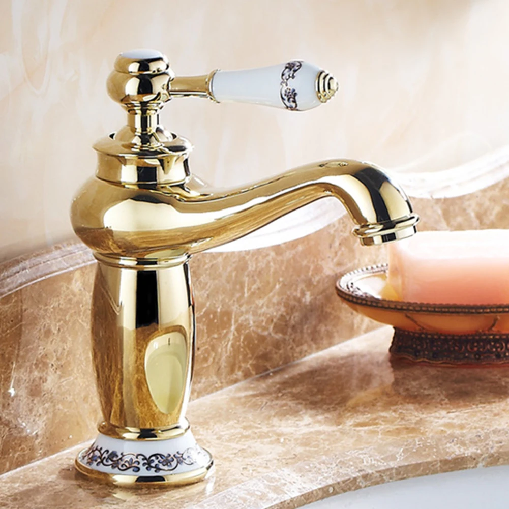 Bathroom Basin Faucet All Copper European Style Retro Hot Cold Water Mixer Ceramic Valve Single Handle Sink Faucets
Bathroom Basin Faucet All Copper European Style Retro Hot Cold Water Mixer Ceramic Valve Single Handle Sink Faucets