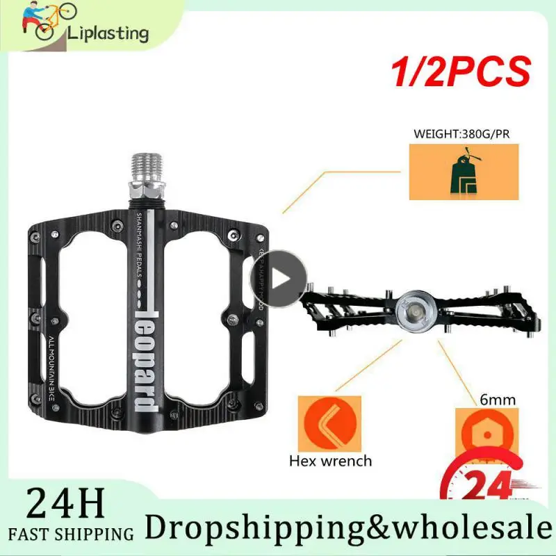 1/2PCS Bearings Wide Bicycle Pedals Ultralight Anti-slip CNC BMX MTB Road Bike Pedal Cycling Sealed Bearing Bike Pedals 
1/2PCS Bearings Wide Bicycle Pedals Ultralight Anti-slip CNC BMX MTB Road Bike Pedal Cycling Sealed Bearing Bike Pedals