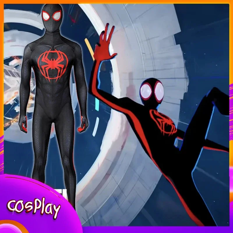 Anime Spider Man Across The Spider-Verse Cosplay Costume Miles Morales Superhero Jumpsuit Halloween Comic-Con Props X-Mas Gifts
Anime Spider Man Across The Spider-Verse Cosplay Costume Miles Morales Superhero Jumpsuit Halloween Comic-Con Props X-Mas Gifts