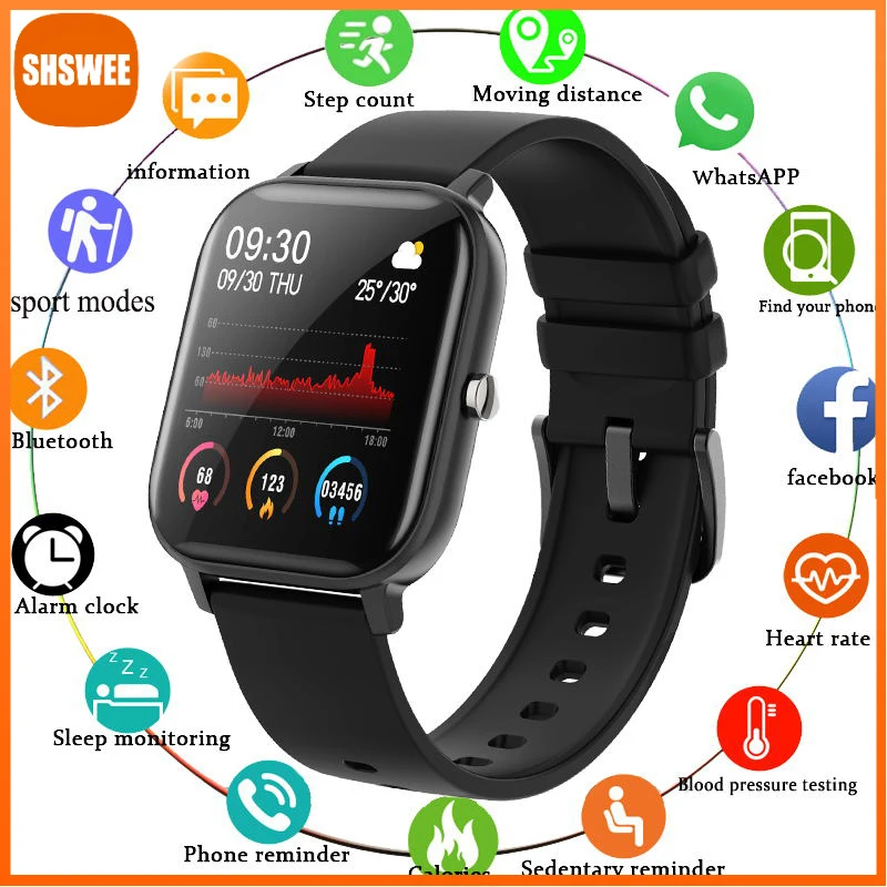 For Huawei Xiaomi Smart Watch Men Women Smartwatch Sports Fitness Tracker Waterproof LED Full Touch Screen Suitable for Android
For Huawei Xiaomi Smart Watch Men Women Smartwatch Sports Fitness Tracker Waterproof LED Full Touch Screen Suitable for Android