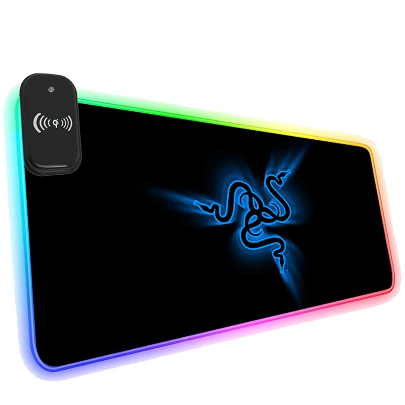 Razer Phone Wireless Charging RGB Mouse Pad Pc Accessories Mousepad Anime Desk Mat Mouse pad Gamer Keyboard Gaming Pads Mats
Razer Phone Wireless Charging RGB Mouse Pad Pc Accessories Mousepad Anime Desk Mat Mouse pad Gamer Keyboard Gaming Pads Mats