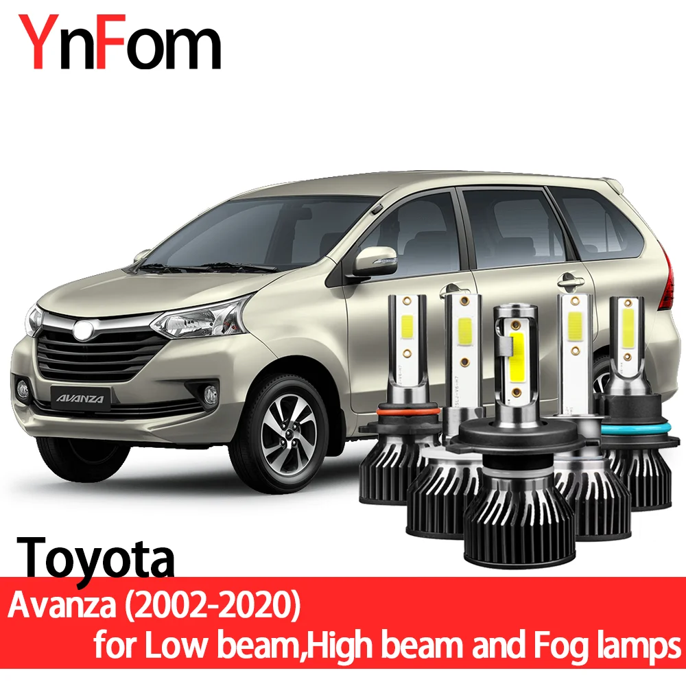 YNFOM комплект светодиодных фар для Toyota Avanza F60 F65 2002-2020 ближний свет, дальний свет, противотуманные фары, автомобильные аксессуары, лампы для ав...
YNFOM комплект светодиодных фар для Toyota Avanza F60 F65 2002-2020 ближний свет, дальний свет, противотуманные фары, автомобильные аксессуары, лампы для ав...