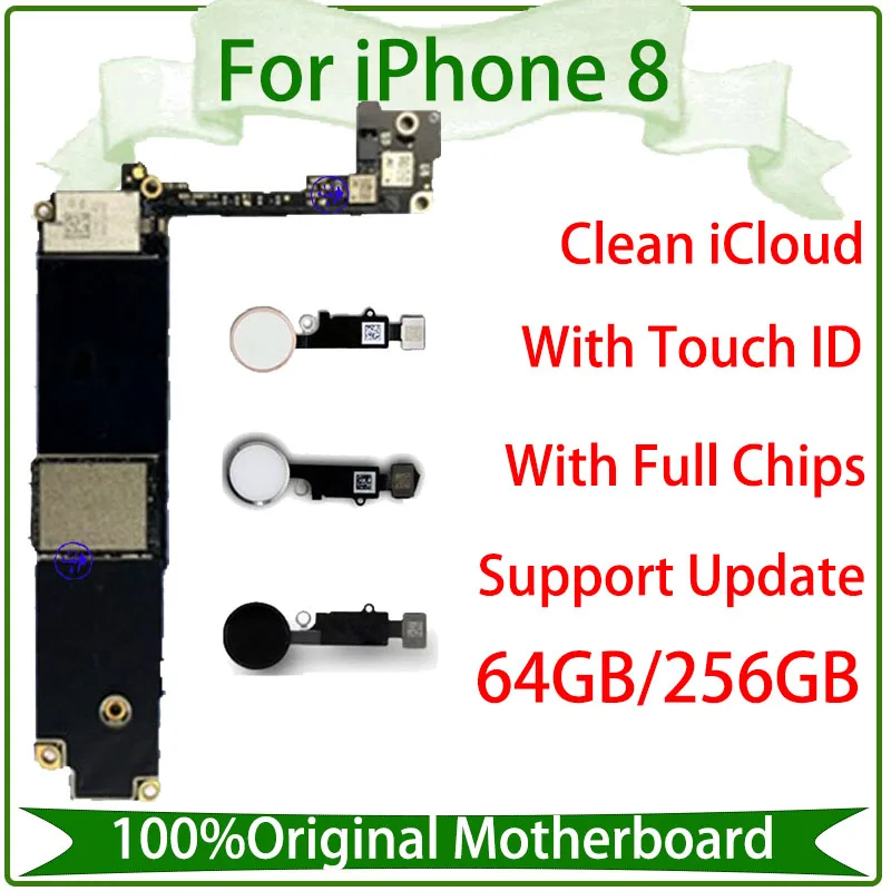 100% оригинальная материнская плата для iPhone 8 с Touch ID/без Touch ID, Логическая плата для iphone8 с тестером чипов
100% оригинальная материнская плата для iPhone 8 с Touch ID/без Touch ID, Логическая плата для iphone8 с тестером чипов