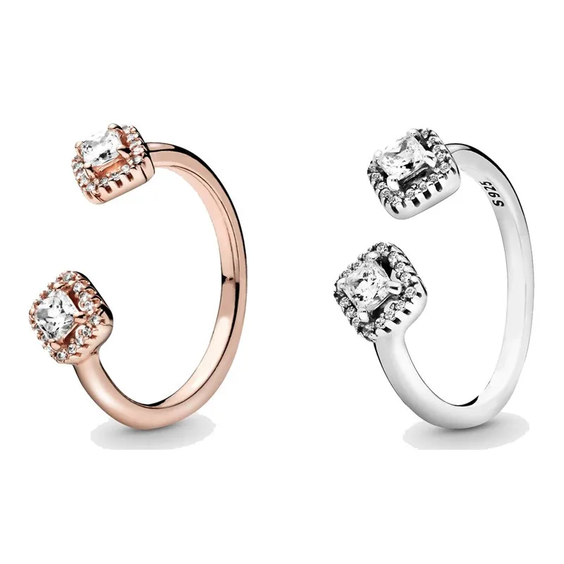 Original Moments Rose Square Sparkle Open Rings With Crystal Ring For Women 925 Sterling Silver Wedding Gift Fashion Jewelry
Original Moments Rose Square Sparkle Open Rings With Crystal Ring For Women 925 Sterling Silver Wedding Gift Fashion Jewelry