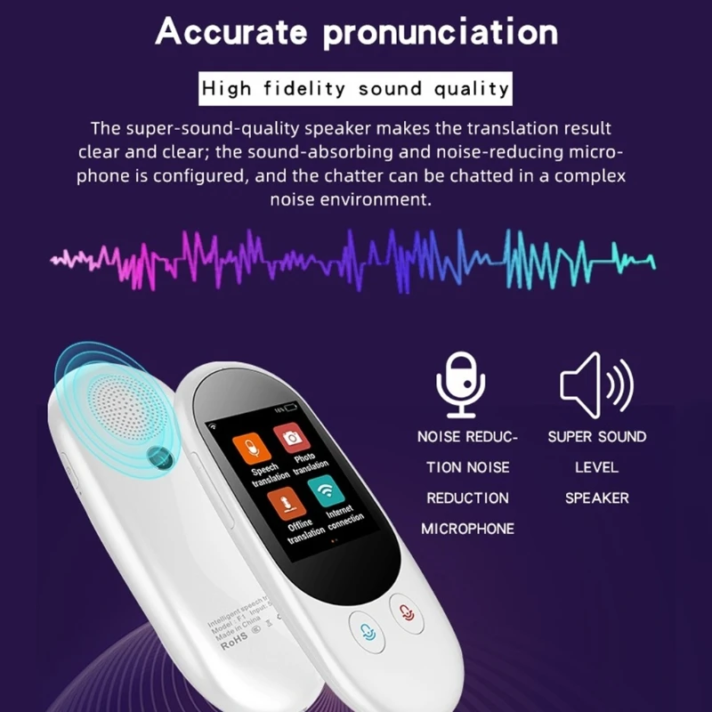 Smart Instant Voice Offline Translator Support 102 Languages Real Time Multi-Languages 1GB+4GB Translation Tool Portable
Smart Instant Voice Offline Translator Support 102 Languages Real Time Multi-Languages 1GB+4GB Translation Tool Portable