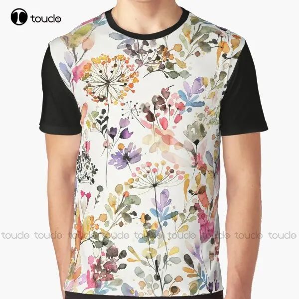 Wild Flowers And Plants Watercolor - Wild Nature Botanical Print Graphic T-Shirt Custom Gift Xxs-5Xl Streetwear
Wild Flowers And Plants Watercolor - Wild Nature Botanical Print Graphic T-Shirt Custom Gift Xxs-5Xl Streetwear