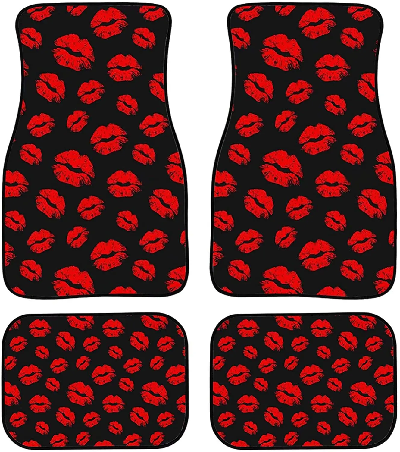 Snilety Sexy Red Lips Printed 4-Piece All-Season Rubber Floor Mat for Cars, SUVs and Trucks, Universal Fit Carpet
Snilety Sexy Red Lips Printed 4-Piece All-Season Rubber Floor Mat for Cars, SUVs and Trucks, Universal Fit Carpet