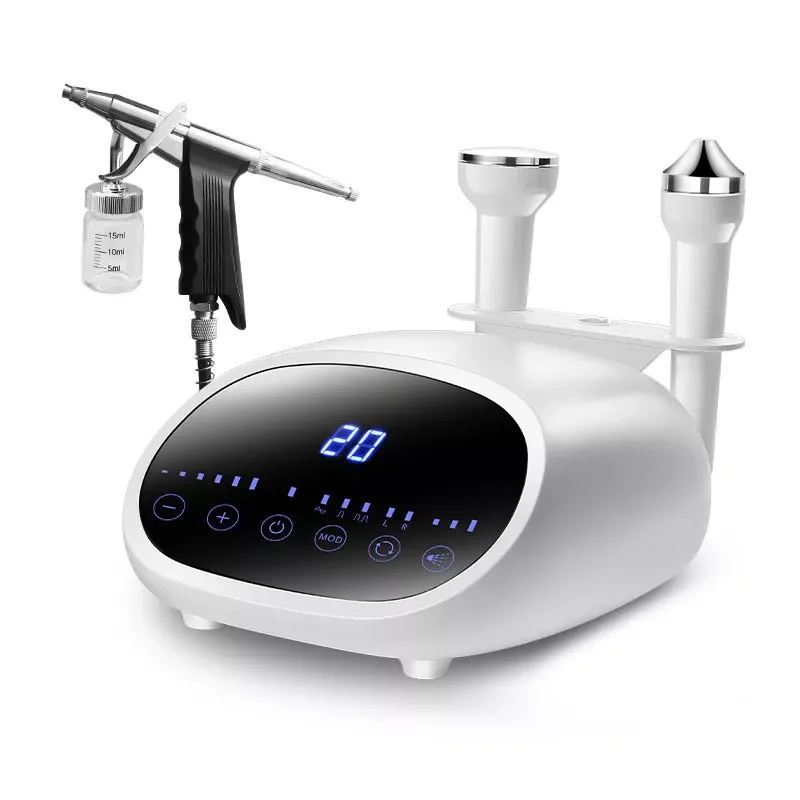3 in 1 Ultrasonic High frequency Vibration Facial Eyes Massager Deep Cleansing Nutrition Introduction oxygen Injection Spray Gun
3 in 1 Ultrasonic High frequency Vibration Facial Eyes Massager Deep Cleansing Nutrition Introduction oxygen Injection Spray Gun