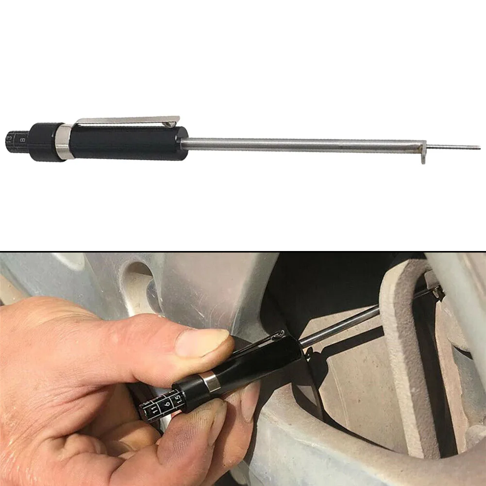 Car Accessories Car Brake Pad Brake Pad Tester Measurement ABS+Steel Black Practical Tool Universal 13.5*1.3cm
Car Accessories Car Brake Pad Brake Pad Tester Measurement ABS+Steel Black Practical Tool Universal 13.5*1.3cm