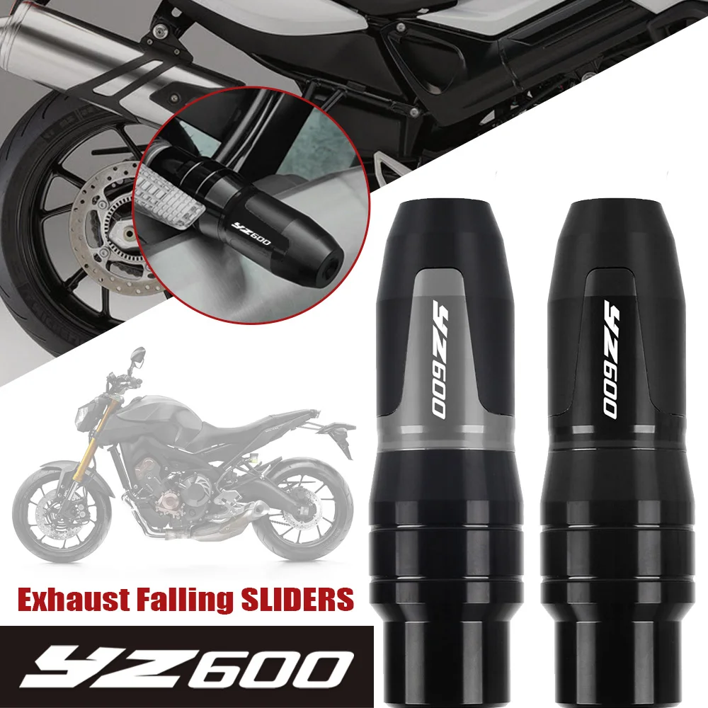

For YAMAHA YZF 600 Thundercat YZ600 YZ 600 1986-1988 Motorbike accessories Exhaust Frame Sliders Crash Pads Falling Protector