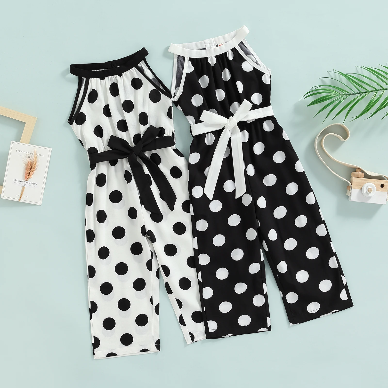 2022-04-01 Lioraitiin 0-8Years Girl Jumpsuit Sleeveless Dot Printed Pattern Elastic Waist Tie Up Bow Decor Halter Neck Playsuit
2022-04-01 Lioraitiin 0-8Years Girl Jumpsuit Sleeveless Dot Printed Pattern Elastic Waist Tie Up Bow Decor Halter Neck Playsuit