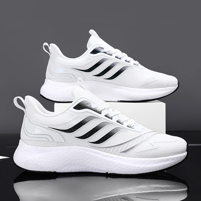 High-quality Sneakers For Men Breakable Tennis Training Fashion White Casual Shoes Male Running Lightweight Sports Boys 2023 
High-quality Sneakers For Men Breakable Tennis Training Fashion White Casual Shoes Male Running Lightweight Sports Boys 2023