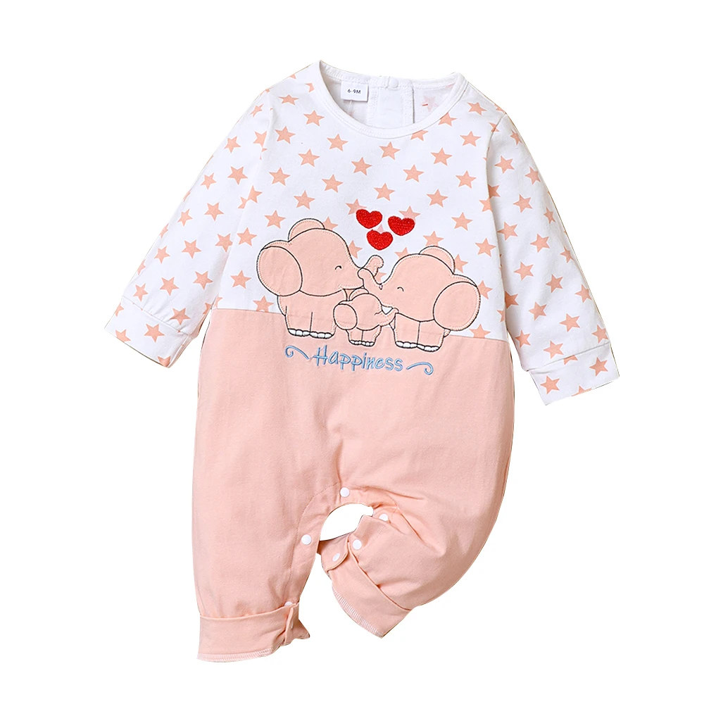 Newborn Baby Boys Girls Round Neck Jumpsuit All-Season Animals Print Long Sleeve Rompers Cotton Embroidered Casual Pullover
Newborn Baby Boys Girls Round Neck Jumpsuit All-Season Animals Print Long Sleeve Rompers Cotton Embroidered Casual Pullover
