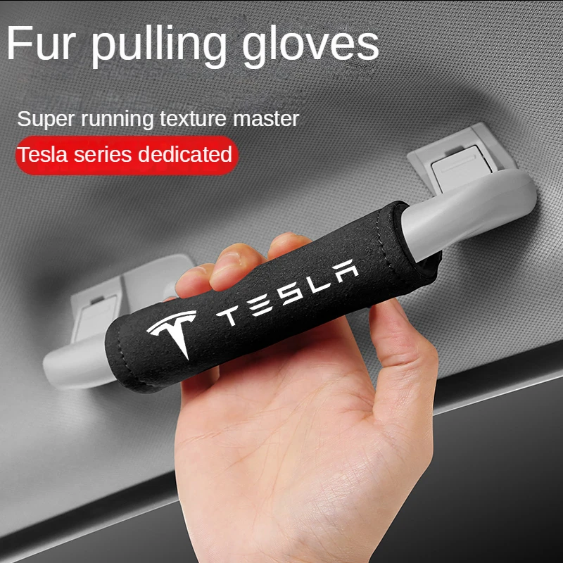 Suede Roof Handrails Protector Cover Car Interior Accessories Is Suitable For Tesla Model 3/Y/X/S
Suede Roof Handrails Protector Cover Car Interior Accessories Is Suitable For Tesla Model 3/Y/X/S