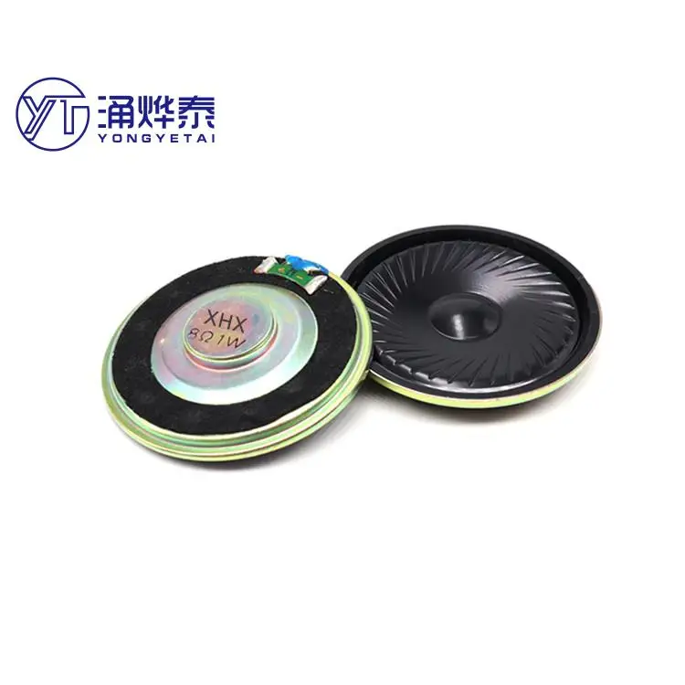 

YYT 5PCS Diameter 50MM metal magnetic sticker cloth speaker 8 ohm 1W high power security horn speaker with dust-proof net