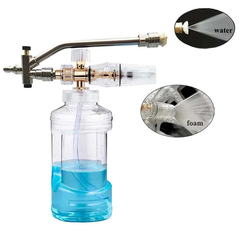 Car Wash Soap Foam Gun 1L Bottle Spray High Pressure Snow Foam Lance Cleaning Foam Generator For Karcher Nilfisk WAP 280bar 
Car Wash Soap Foam Gun 1L Bottle Spray High Pressure Snow Foam Lance Cleaning Foam Generator For Karcher Nilfisk WAP 280bar