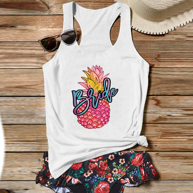 Beach Pineapple Tank Tops Aloha Shirt Summer Bachelorette Neon Pineapple Women Clothing Bachelorette Party Tank Tops Cartoon M
Beach Pineapple Tank Tops Aloha Shirt Summer Bachelorette Neon Pineapple Women Clothing Bachelorette Party Tank Tops Cartoon M