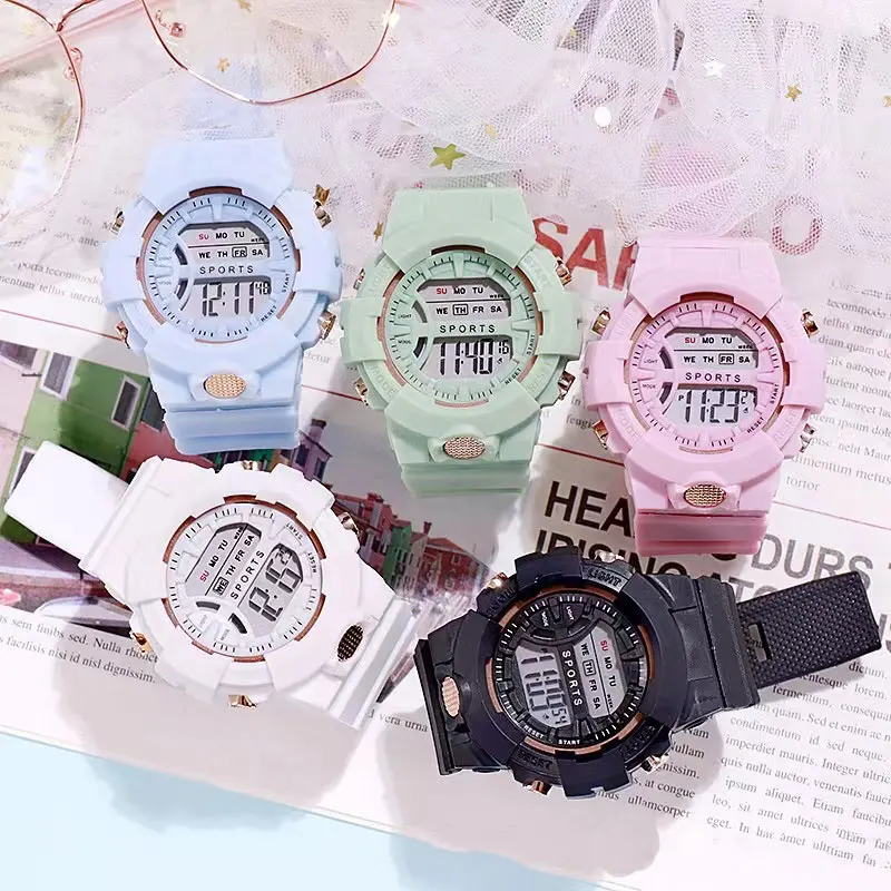 Fashion and vitality male and female students couples universal electronic watch trend multi-function watch
Fashion and vitality male and female students couples universal electronic watch trend multi-function watch