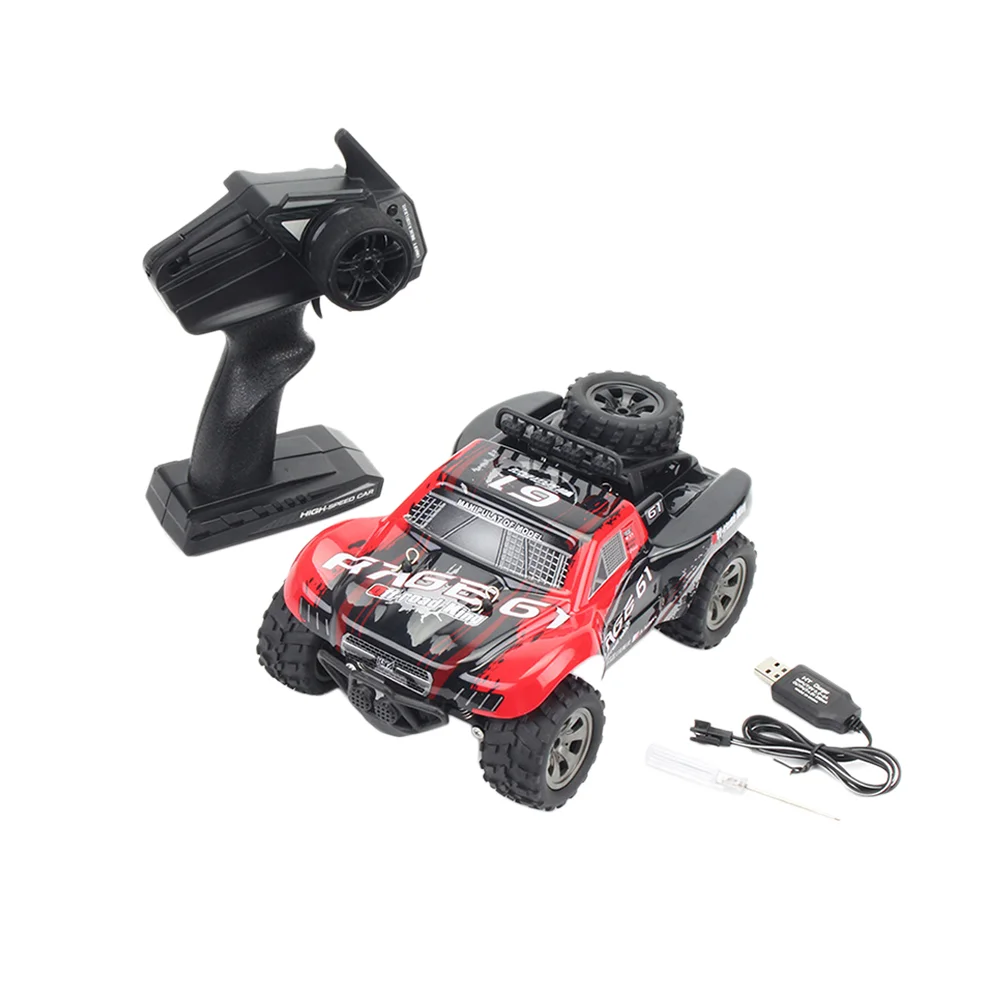 RC Car 24Ghz High Racing Car 1:18 Scale 2WD Eletric Radio Control Truck Off-Road Vehicle Electronic Toy (Red)
RC Car 24Ghz High Racing Car 1:18 Scale 2WD Eletric Radio Control Truck Off-Road Vehicle Electronic Toy (Red)