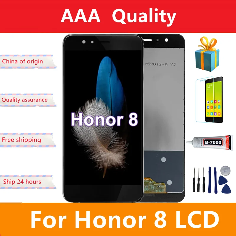 5.2''Original For Huawei Honor 8 LCD Display Touch Screen Digitizer Accessory Replace For Honor 8 LCD With Frame FRD-L19 FRD-L09
5.2''Original For Huawei Honor 8 LCD Display Touch Screen Digitizer Accessory Replace For Honor 8 LCD With Frame FRD-L19 FRD-L09